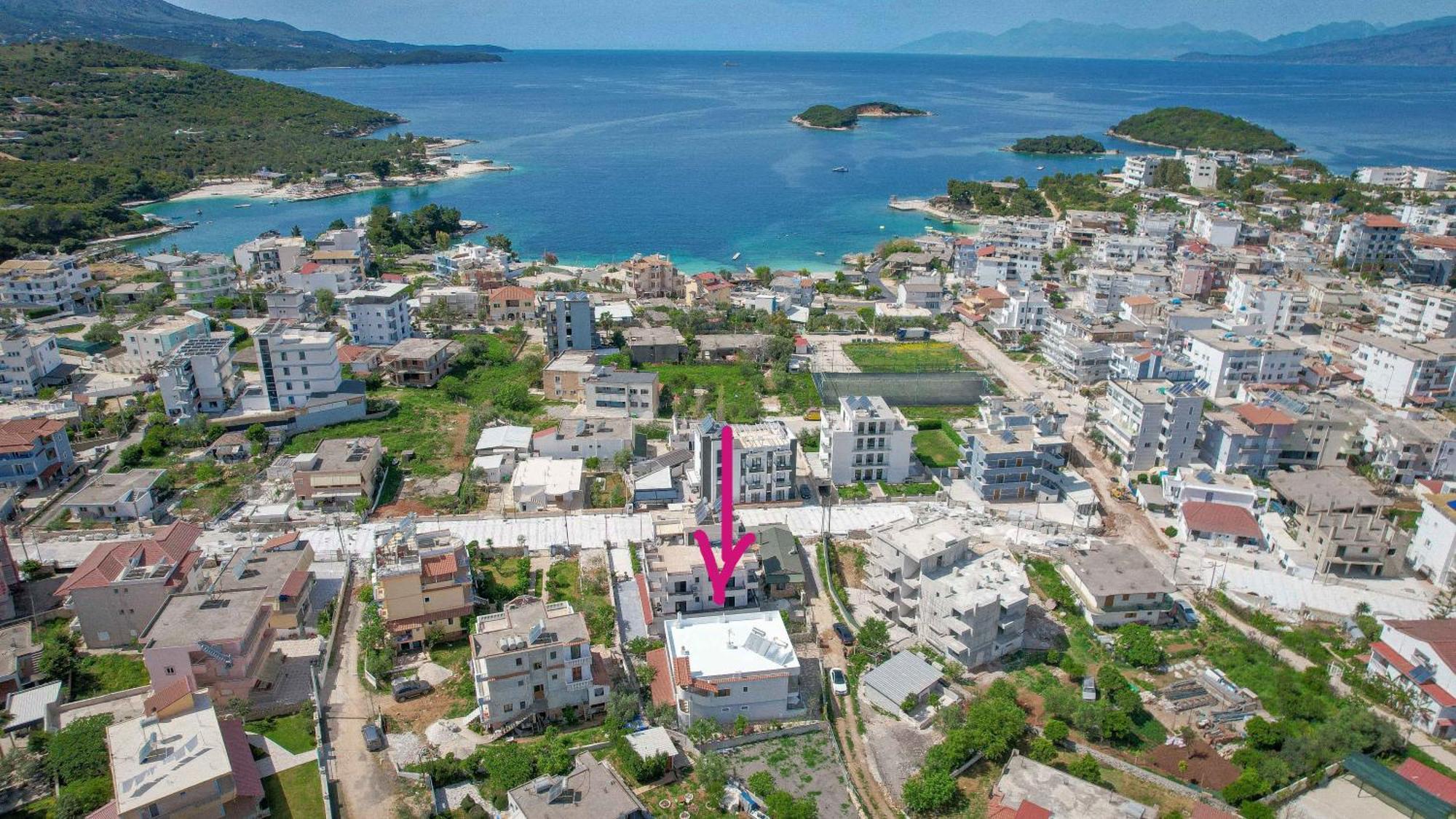 Guesthouse Moonlight Downtown Ksamil Exteriör bild